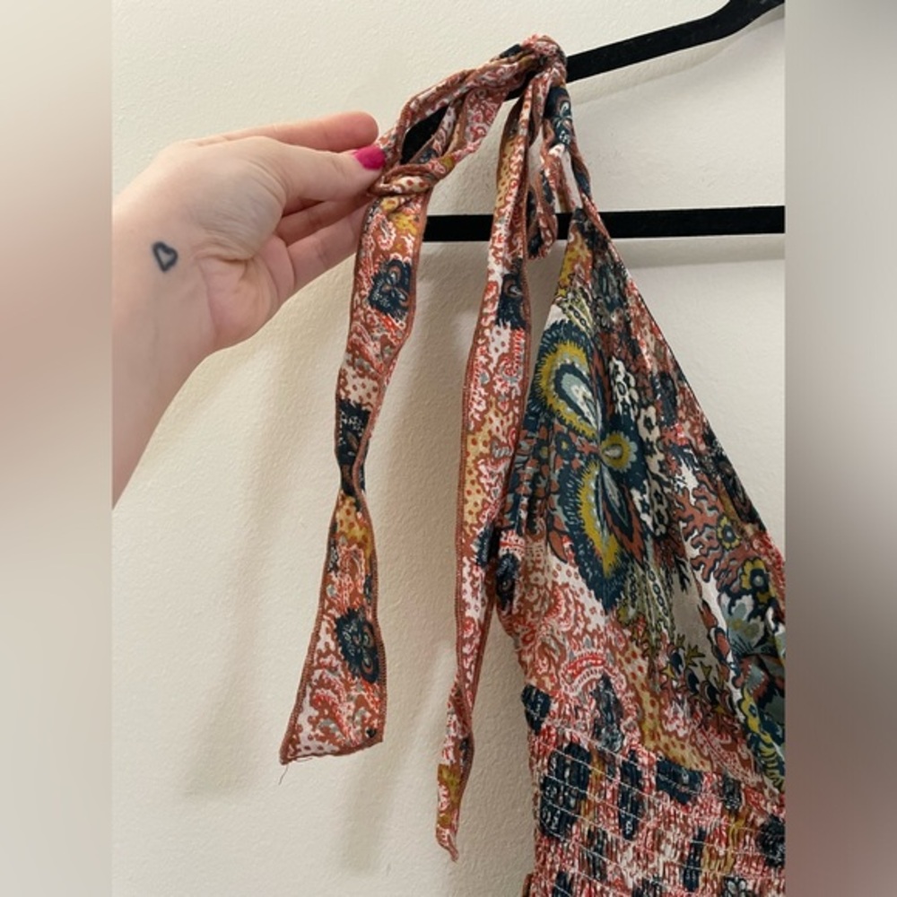 NWT Free People Intimately Let’s Smock About It Boho Maxi Dress - L - Picture 5 of 16